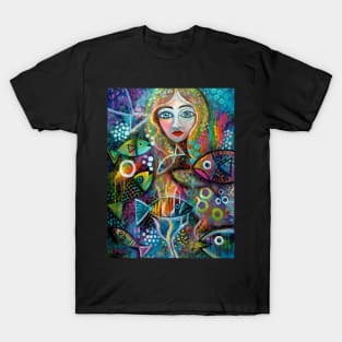 Mermaid and Fish T-Shirt